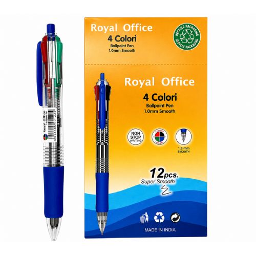 PENNE SF ROYAL OFFICE 4 COLORI R8 1,0mm CF 12